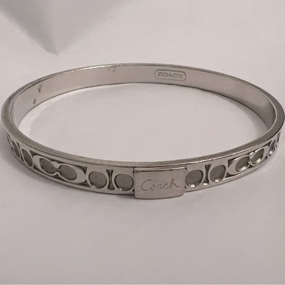 Coach Jewelry Coach Silver Bangle Bracelet Poshmark